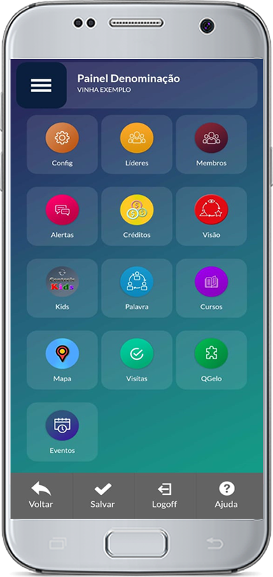 Celulapp - Demonstrativo da Tela de Líder